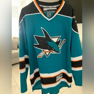 Xl Mens San Jose Sharks Jersey Reebok Men Xl Teal Green